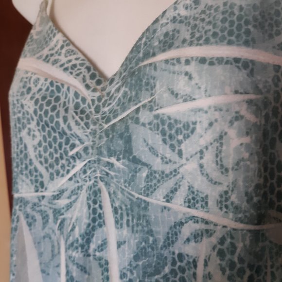 Mudd Blue & White Babydoll Tank - Picture 5 of 12